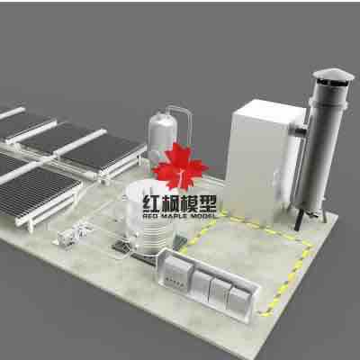 太阳能转化装置沙盘