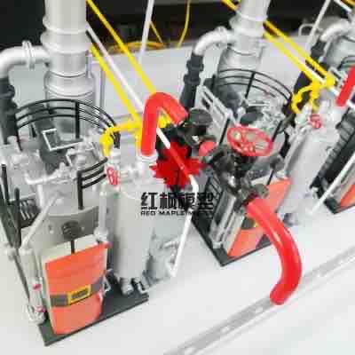 锅炉工作流程演示模型