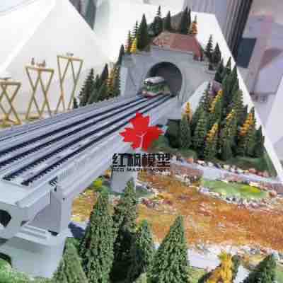 铁路桥梁隧道工程模型