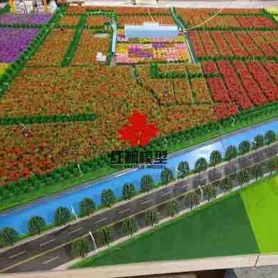 植物花卉园种植沙盘