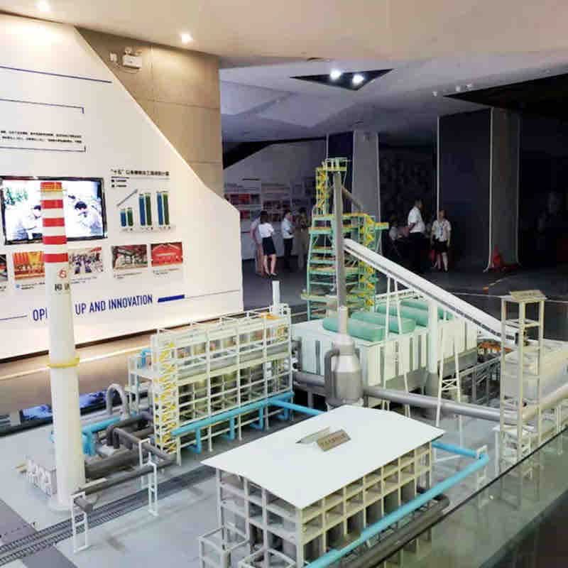 沙盘模型之中绿化花草树木颜色怎么做